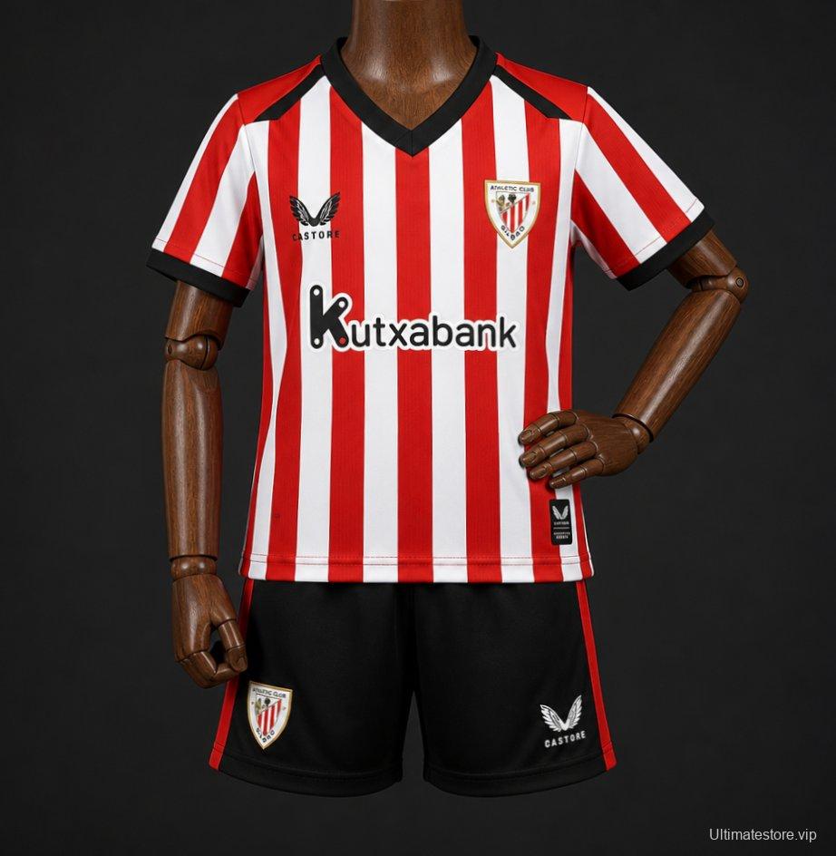 26/27 Kids Athletic Bilbao Home Jersey