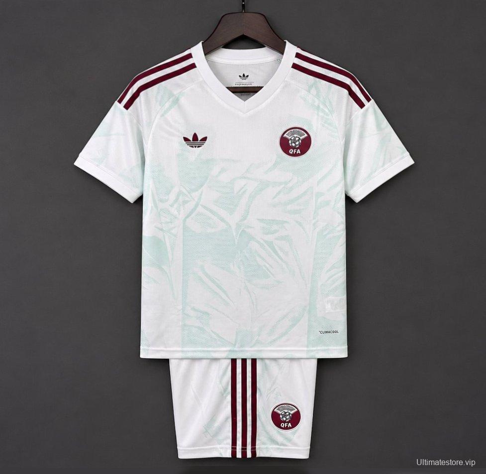 2026 Kids Qatar Away  Jersey