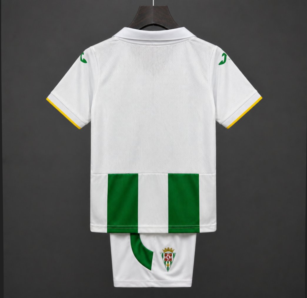 26/27 Kids Cordoba CF Home Green/White Jersey