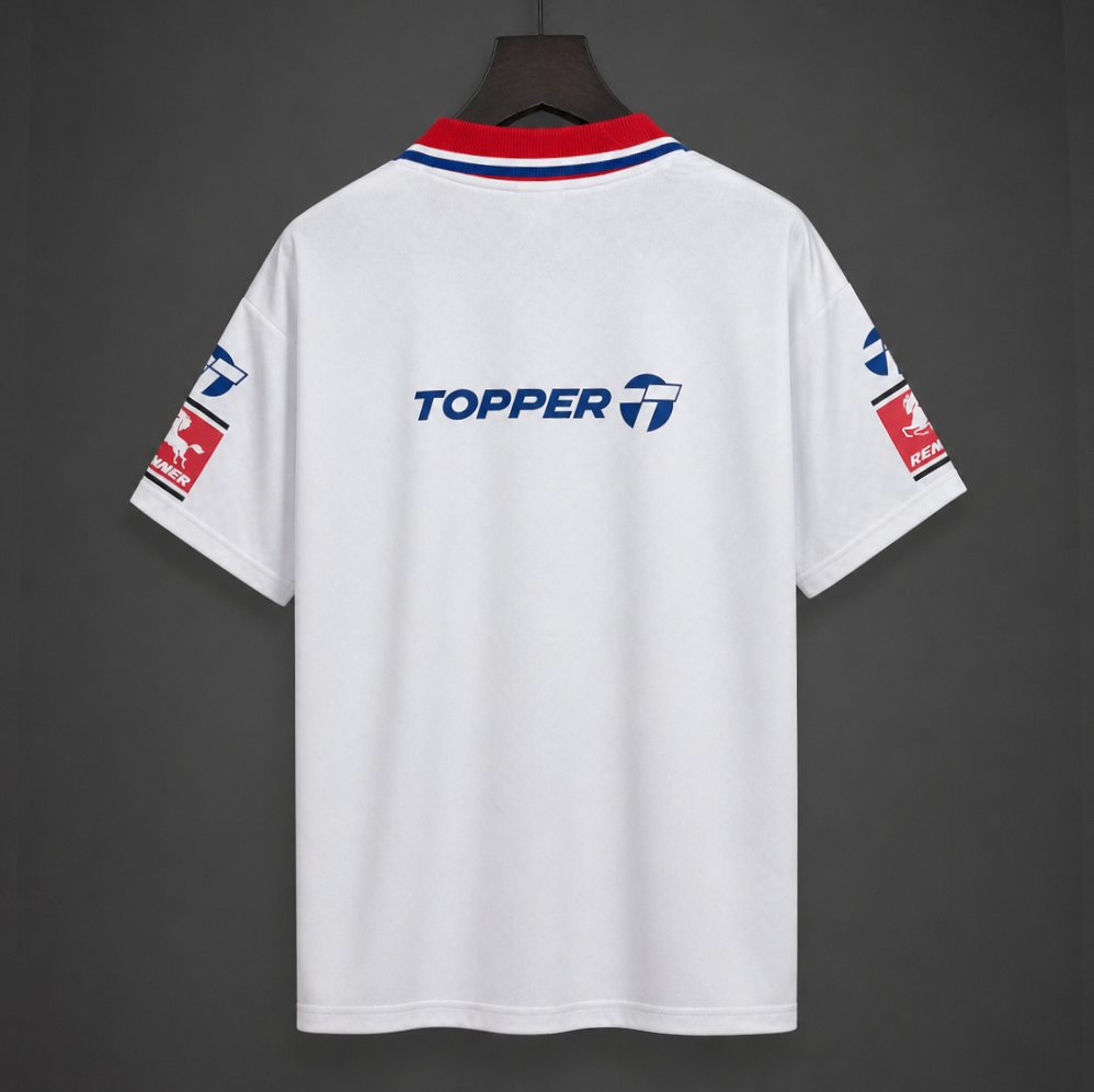 Retro 1994 Club Nacional Home White Jersey