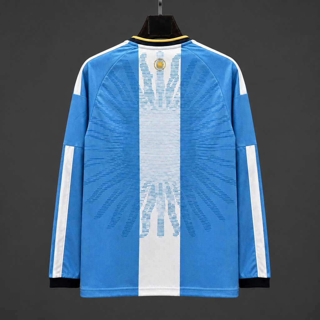 2026 Argentina MESSI Tribute Long Sleeve Blue Jersey