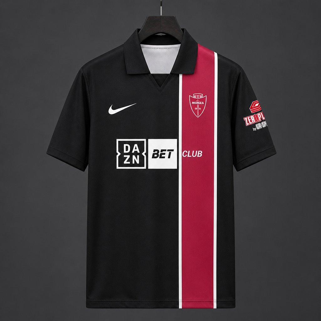 26/27 AC Monza Third Black Jersey