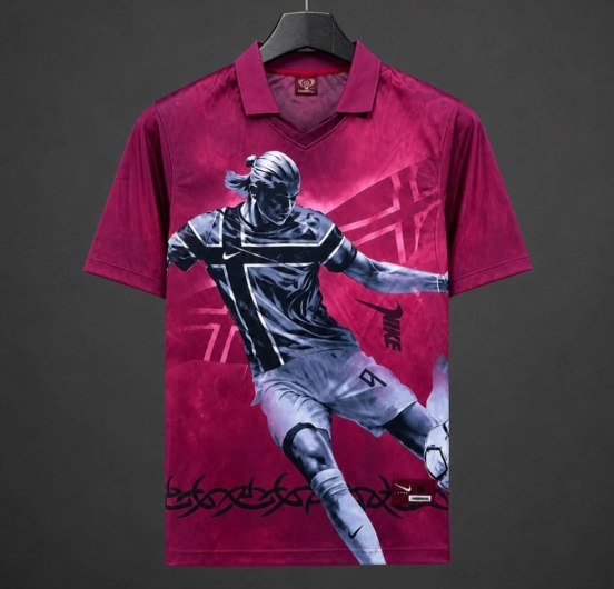 2026 Norway x Travis Scott Cactus Jack Total 90 Haaland  Maroon Jersey