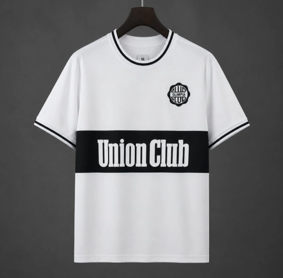 Retro 84/85 Club Olimpia Home White Jersey