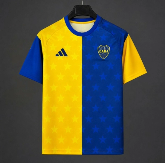 2027 Boca Juniors Pre-Match Blue/Yellow Jersey