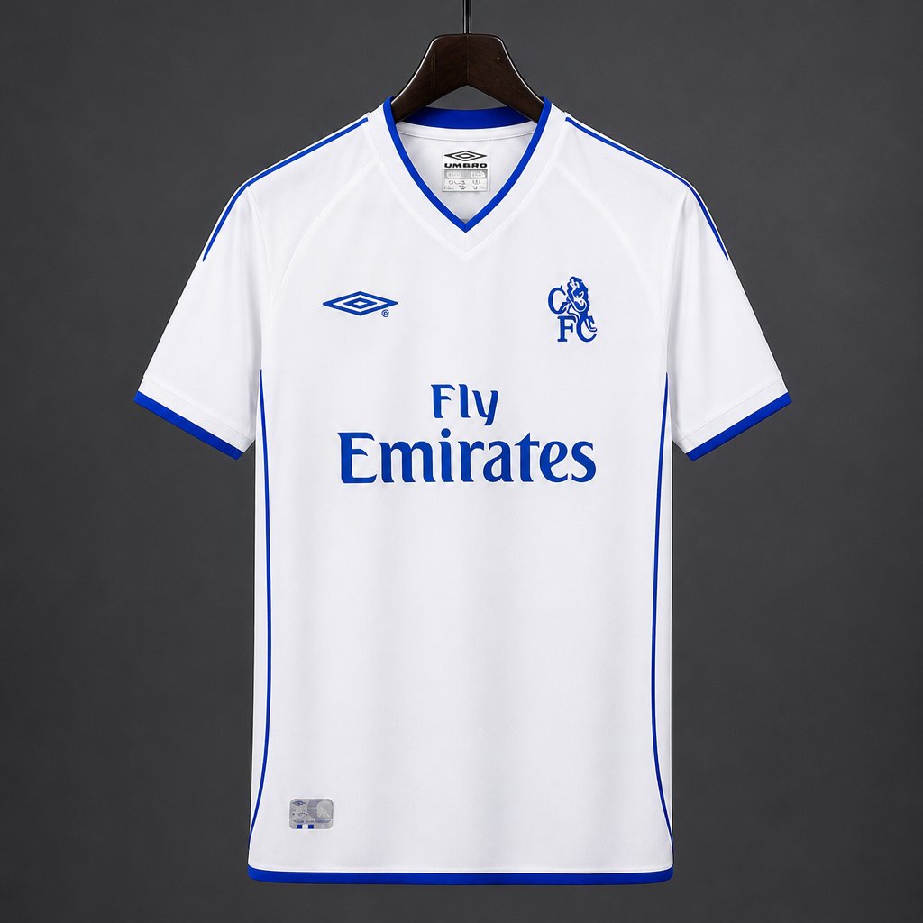 Retro 01/03 Chelsea Away White Jersey